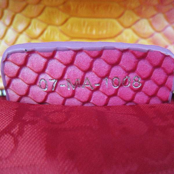 Christian Dior 1886 Snake Leather Shoulder Bag-Red - Click Image to Close